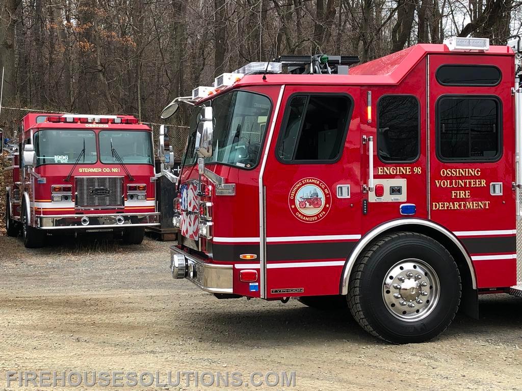 Ossining Steamer Co. #1, Engine 98
1996 E-One Cyclone 
2020 E-One Typhoon 