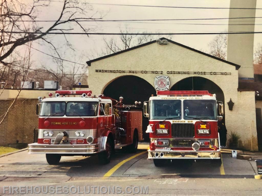 Ossining Hose Co.#1, Engine 96
1976 Hahn
1999 Seagrave Marauder